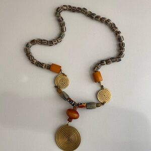 African Statement Necklace